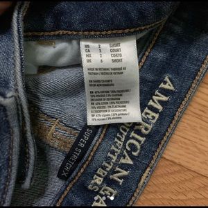 American Eagle hi-rise jeggings.